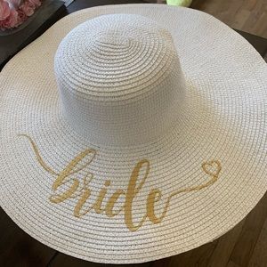 Bride Sun Hat! Perfect for Bachelorette/Honeymoon